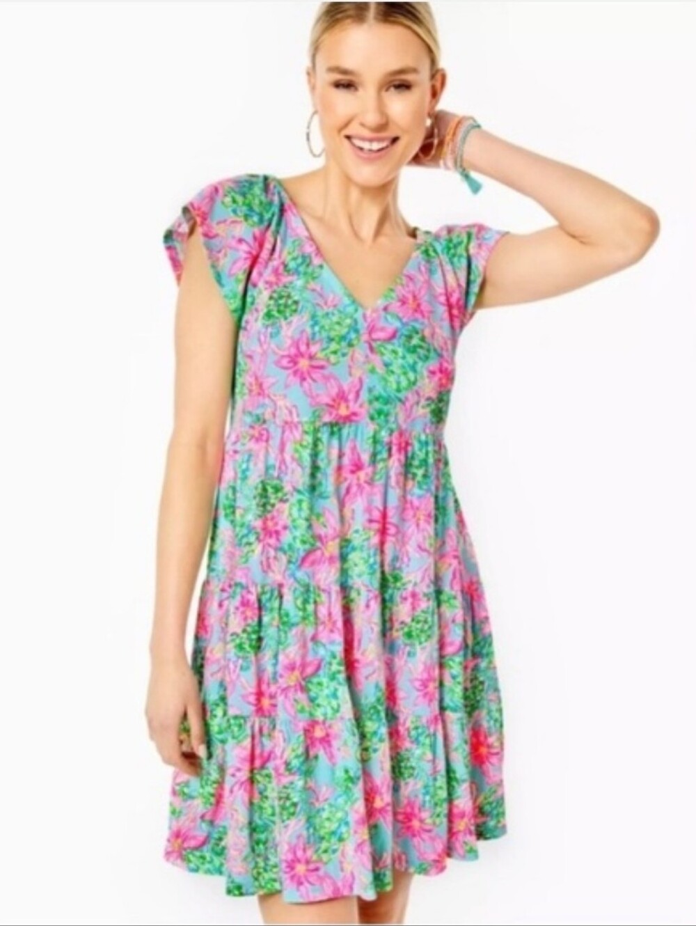 NWT Lilly Pulitzer Geanna Short Sleeve Dress. Sizes S, XL